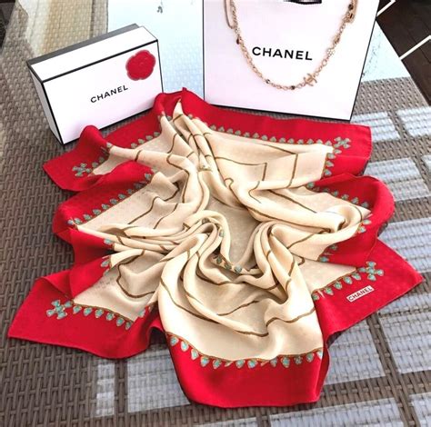 silk scarf chanel|authentic chanel scarf.